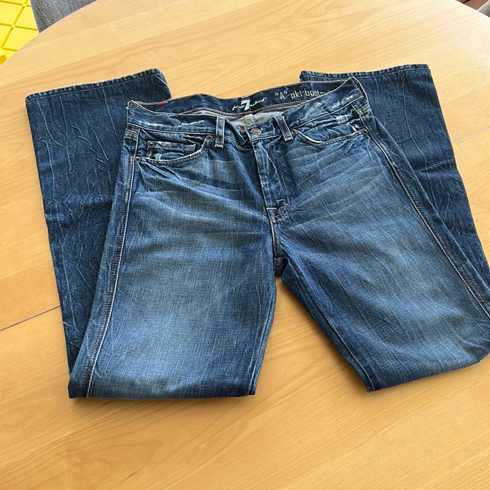 7 for all mankind “A” pky bootcut men’s jeans